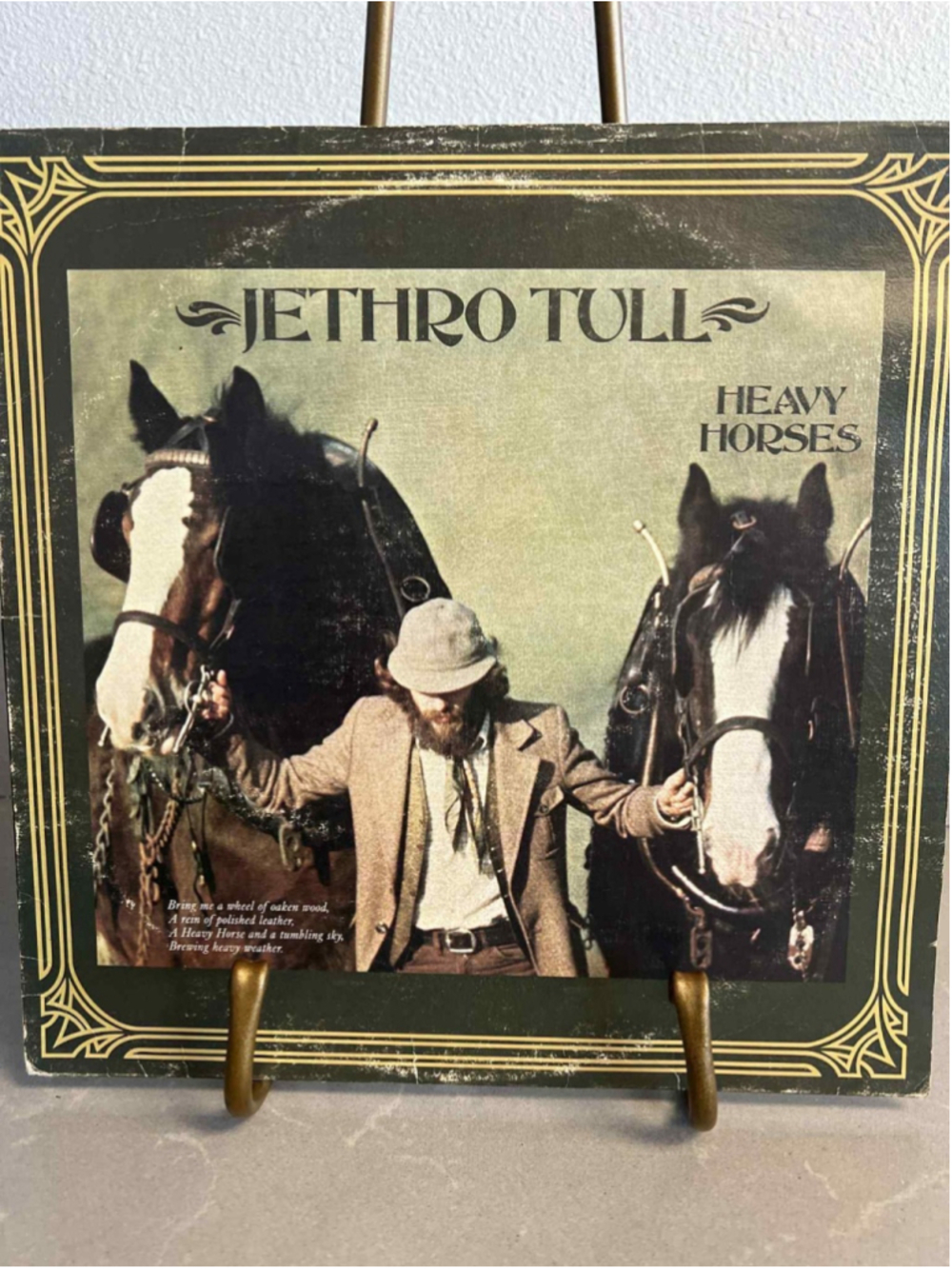 Jethro Tull Heavy Horses LP 1978 Chrysalis Records CHR 1175 Folk Rock Vinyl VG
